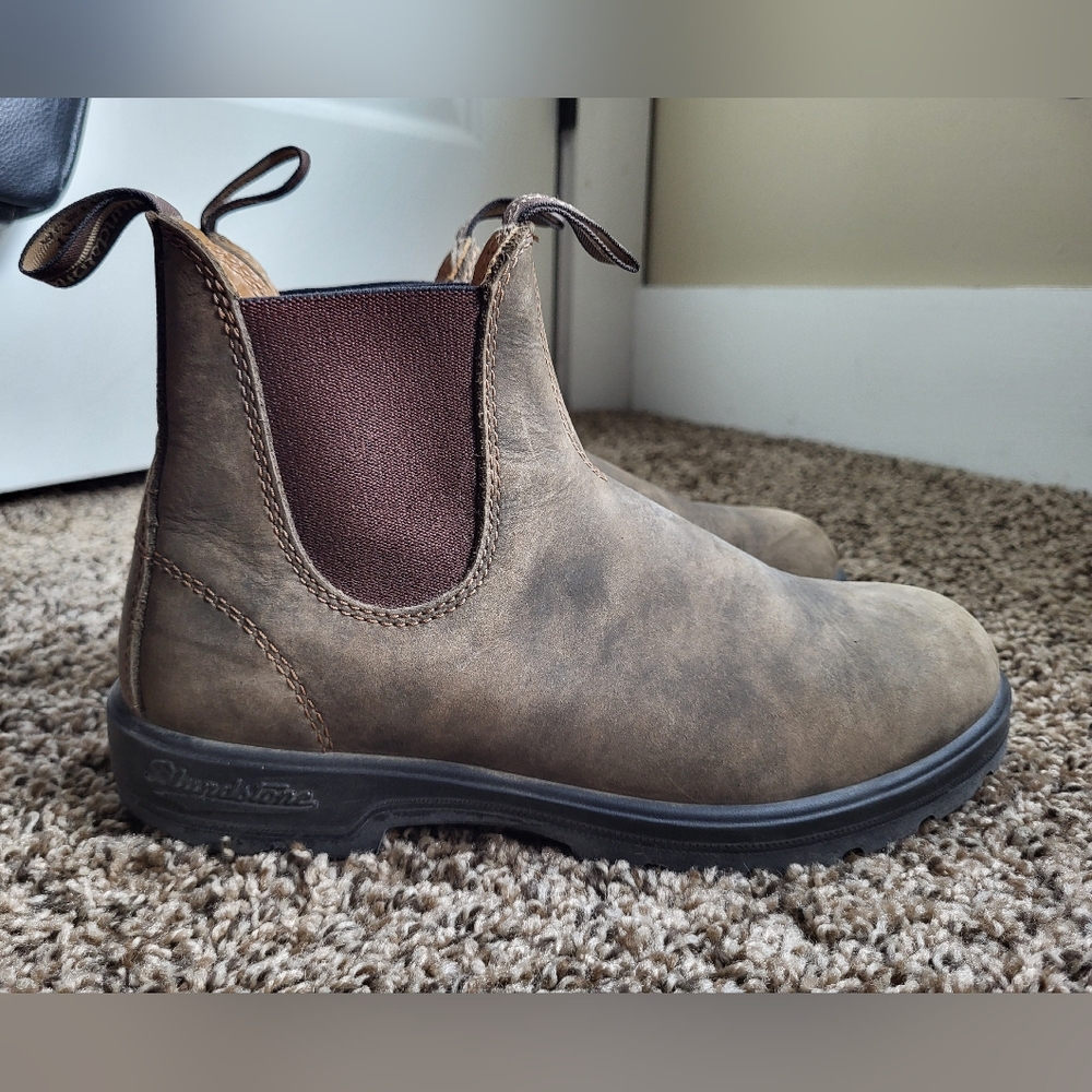 Blundstone #585 Chelsea Boots - Rustic Brown